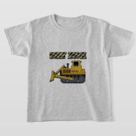Dirt Zone (Bulldozer) - Kinderen Basic T-Shirt