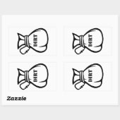 Dirtbag klimmer rechthoekige sticker (Vel)