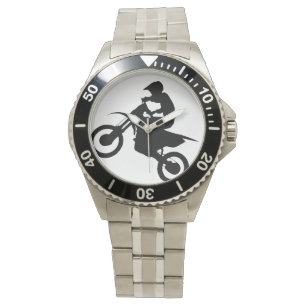 DIRTBIKE HORLOGE (zwart)