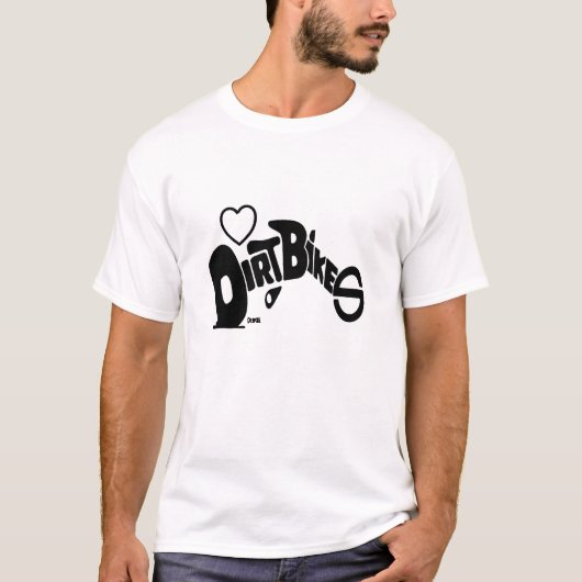 DIRTBIKES SILHOUETTES T-SHIRT (Voorkant)