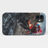 Dirte fietserrider gooit kussen Case-Mate iPhone case (Achterkant (horizontaal))