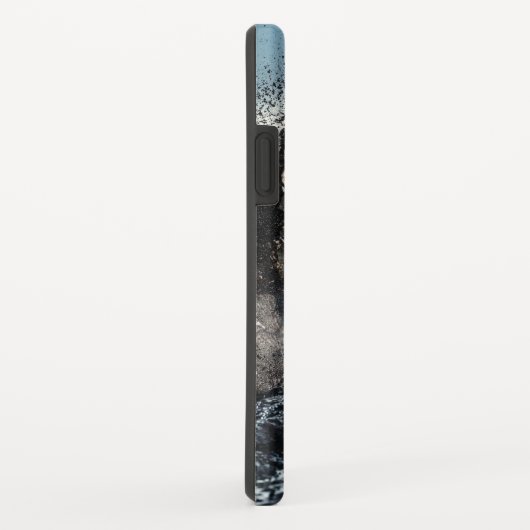 Dirte fietserrider gooit kussen Case-Mate iPhone case (Achterkant/rechts)