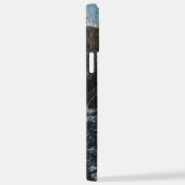 Dirte fietserrider gooit kussen iPhone hoesje (Rechterkant)