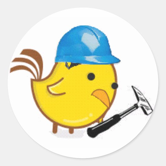 DirthRockChick Ronde Sticker (Voorkant)