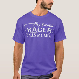 Dirtrack Racing Racers Moeder Sprint Car Rally mei T-shirt