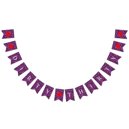 Dirty 30 30th Happy Birthday Party Vlaggetjes (Alle)