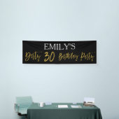 Dirty 30 aankondigingspartij banner (Beurs)