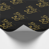 Dirty 30 | Dirty Thirty Wrapping Paper Cadeaupapier (Hoek)