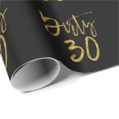 Dirty 30 | Dirty Thirty Wrapping Paper Cadeaupapier (Rol Hoek)