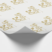 Dirty 30 | Dirty Thirty Wrapping Paper Cadeaupapier (Hoek)