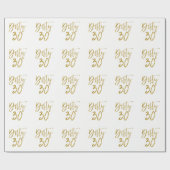 Dirty 30 | Dirty Thirty Wrapping Paper Cadeaupapier (Vlak)
