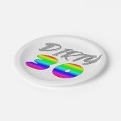 Dirty 30 papieren bordje (Gekanteld)