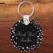 Dirty 30 Pink Coquette Naam aanpassen Sleutelhanger (Achterkant)