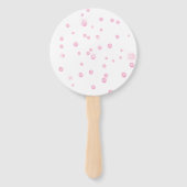 Dirty 30 Roze Coquette Verjaardagsfeestje Handwaaier (Achterkant)