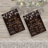 Dirty 30 String Lights Barn Elke Age Birthday Part Kaart