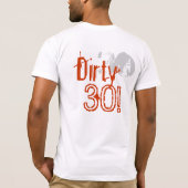 Dirty 30. t-shirt (Achterkant)
