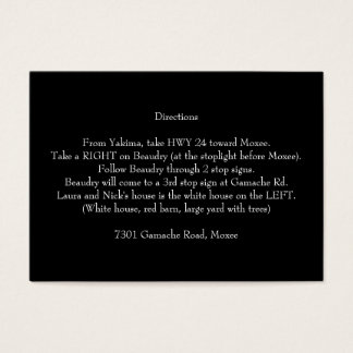 Dirty 30 Thirty Direction Kaart