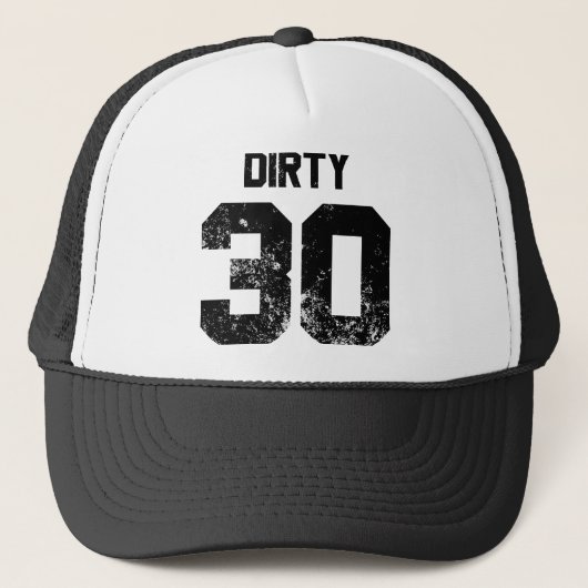 Dirty 30 trucker pet (Voorkant)