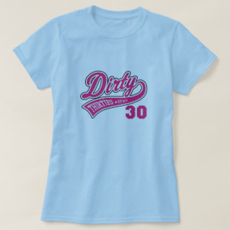 Dirty 30's Roze Logo T-shirt