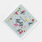 Dirty 30th Birthday Party Invitation Servet (Hoek)