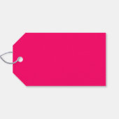 Dirty 30th Navy Blue & Hot Pink Birthday Party Cadeaulabel (Achterkant Horizontaal)