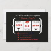 Dirty 30th Vegas Verjaardag Slot Machine Kaart (Voorkant)