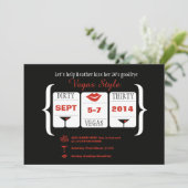 Dirty 30th Vegas Verjaardag Slot Machine Kaart (Staand voorkant)