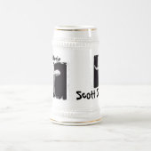 Dirty 3 Box Stein Bierpul (Center)