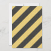 Dirty 3rd-y Bouw Verjaardag uitnodiging (Achterkant)