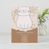 Dirty 3rd-Y derde verjaardag uitnodiging (Staand voorkant)