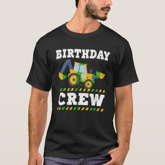 Dirty 3rdy Verjaardag Shirt Bouwwagen 3rd B (Voorkant)