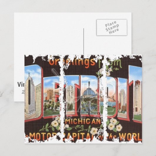 Dirty 3Tall Boxes Briefkaart (Voorkant / Achterkant)