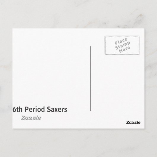 Dirty 3Tall Boxes Briefkaart (Achterkant)