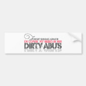 Dirty ABU's Bumpersticker (Voorkant)