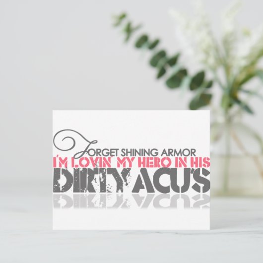 Dirty ACU's Briefkaart (Staand voorkant)