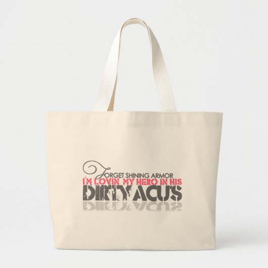 Dirty ACU's Grote Tote Bag (Voorkant)
