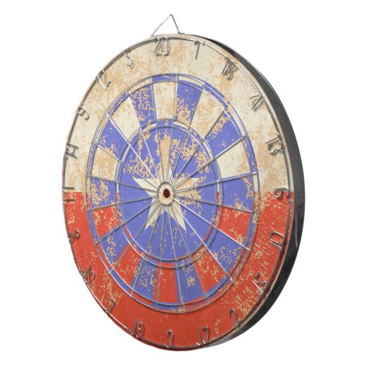 Dirty and cracked Texas flag Dartbord (Voorkant Rechts)