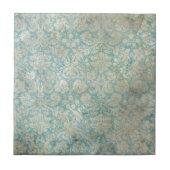 Dirty aqua behang tegeltje (Voorkant)