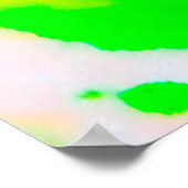 Dirty Art Graffiti. Abstracte decoratieve zonnige Poster (Hoek)