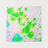Dirty Art Graffiti. Abstracte decoratieve zonnige Wandkleed (Voorkant (horizontaal))