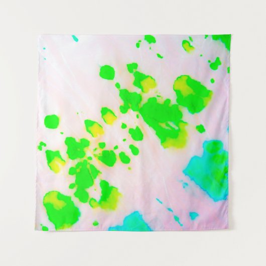Dirty Art Graffiti. Abstracte decoratieve zonnige Wandkleed (Voorkant)