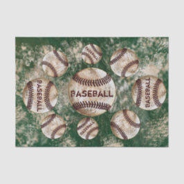 Dirty  Baseball Tissue Paper Uw KLEUR Tissuepapier