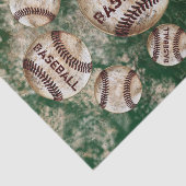 Dirty  Baseball Tissue Paper Uw KLEUR Tissuepapier (Detail)