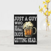 Dirty Beer Drinking T Shirts For Men Adult Humor G Kaart (Gele Bloem)