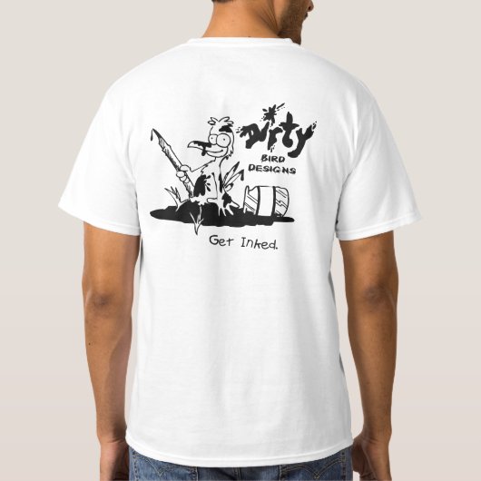 Dirty Bird Design T-shirt (Achterkant)