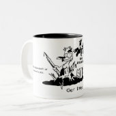 Dirty Bird Dunking mok (Voorkant links)