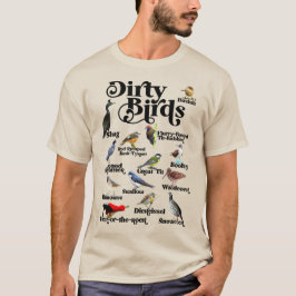 Dirty Birds & Foul Language beroemd gemaakt door F T-shirt