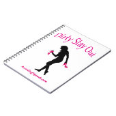 Dirty Blijf uit notebook Notitieboek (Linkerzijde)