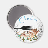 Dirty Bord Dishwasher Magnet (Voorkant / Achterkant)