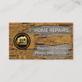 Dirty Brick Cement Muren Home Reparaties Visitekaartje (Voorkant)